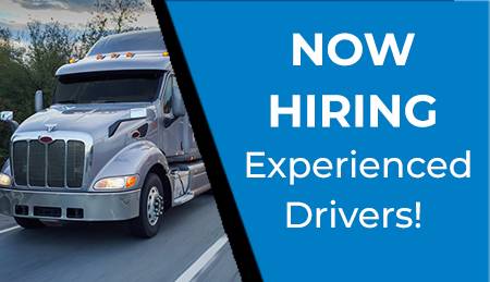 Now Hiring Experienced Drivers